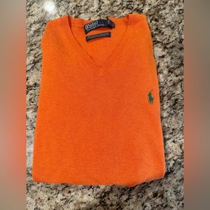 Large Polo V Neck Sweater